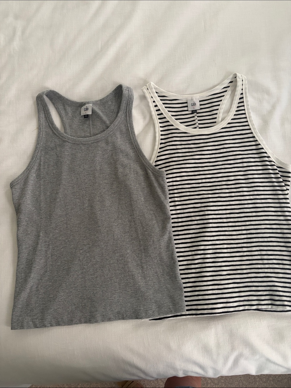 CAbi Ribbed Paragon Tanks - Lot of 2